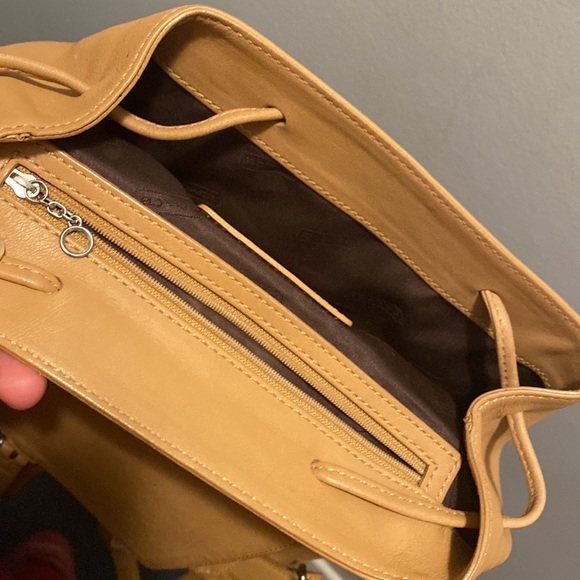 Vintage Coach Legacy West Hampton Tan Leather  Backpack 9827 Brown Women's - Picture 17 of 17